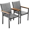 2er-Set Aluminium-Gartenstühle CL03002-1, belastbar bis 150 Produktbild-Vorschau 1