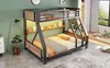 Stapelbed 90x200/140x200 cm, metalen bed met Productafbeelding-voorbeeld 5