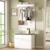 Merax Garderobeset, 3-in-1: Entreegarderobe met Productafbeelding-voorbeeld 2