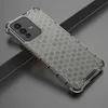 Honeycomb Etui Case Hülle Gehäuse für Vivo V23 5G Schwarz Produktbild-Vorschau 5