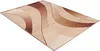 A rectangular rug with a wavy pattern is shown from a slightly elevated angle against a white background. Produktbild-Vorschau