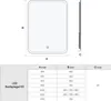 doporro Specchio Bagno LED 120x70 cm Rettangolare Anteprima dell’immagine prodotto 7
