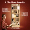 Bücherregal mit 6 Fächern, 24 x 60 x 170 cm, Eichenbeige | Produktbild-Vorschau 2