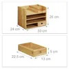 Relaxdays Schreibtisch Organizer, Briefablage A4, Produktbild-Vorschau 7