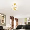 HOMCOM Kristall Deckenleuchte, Deckenlampe Hängend mit 3 Produktbild-Vorschau 9
