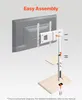 Diagram showing the assembly of a TV stand. Podgląd zdjęcia produktu