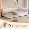 Modernes Schlafsofa mit LED-Beleuchtung und Fernbedienung, Produktbild-Vorschau 3