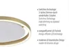 Stropní svítidlo LED, matná mosaz, stmívatelné, D 39,3 cm Náhled obrázku produktu 6