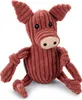 Beeztees Hundespielzeug Schwein Piggi Rippenstoff rosa Ohne Produktbild-Vorschau 1
