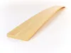 A single piece of curved wood on a white background. Produktbild-Vorschau