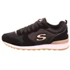 A side view of a black Skechers sneaker with gold accents. Produktbild-Vorschau