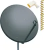 PremiumX SAT Anlage 100cm Antenne Stahl Anthrazit Octo LNB Produktbild-Vorschau 1
