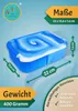 Deine Schulhelden Silikon Brotdose 1200ml Blau - Bruchfeste Produktbild-Vorschau 2