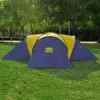 vidaXL Camping-Zelt Stoff 9 Personen Blau und Gelb Produktbild-Vorschau 12