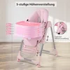 OUNUO verstellbarer Hochstuhl Kinderhochstuhl Klappbar, Produktbild-Vorschau 5