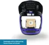 The image shows the inside of a vacuum cleaner with a dust bag installed. Produktbild-Vorschau