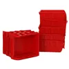 32tlg Stapelboxen Wandregal Set | Werkstatt Lager Produktbild-Vorschau 3
