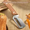 Gemüseschäler mit Holzgriff und Flaschenöffner, Produktbild-Vorschau 2
