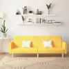 CLORIS Schlafsofa 2-Sitzer Gelb Stoff - Ecksofas Produktbild-Vorschau 1
