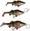 Savage Gear 4D Perch Shad Perch 12,5 cm, 17,5 cm e 20 cm Anteprima dell’immagine prodotto 1