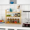 CASARIA® Badregal Holz Schwebend Küche 3 Ablagen 30kg Produktbild-Vorschau 9