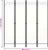 vidaXL 4dílný pokojový dělič bílý 160x180 cm Náhled obrázku produktu 5