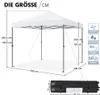 Yaheetech 3x3m Pop Up Pavillon Faltpavillon Wasserdicht Produktbild-Vorschau 3
