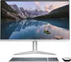 A desktop computer setup with a monitor, keyboard, and mouse, displayed on a white background. Produktbild-Vorschau