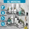 Avalo Półka prysznicowa narożna - 2 sztuki - Montaż bez Podgląd zdjęcia produktu 2