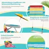 COSTWAY Składane krzesło plażowe, krzesło kempingowe z Podgląd zdjęcia produktu 5