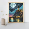 PEINTURE PAR NUMEROS AVEC CADRE Ecole de Poudlard de nuit Voir les images du produit 2