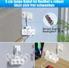3 Fach Steckdosenleiste mit USB Mehrfachsteckdose Einzeln Produktbild-Vorschau 2