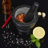 Relaxdays Granit Mörser mit Stößel, robust & langlebig, Produktbild-Vorschau 2