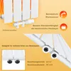 SONNI Radiateur vertical petit radiateur plat blanc Voir les images du produit 5