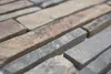 Schiefer Mosaik Fliese Naturstein rost Brick rustik Produktbild-Vorschau 4