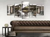 Italienischer Leinwand Leinwandbild - World breeze 200x100 Produktbild-Vorschau 5