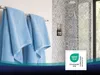 5er Set Duschtuch, 100% Baumwolle, 70x140 cm, hellblau Produktbild-Vorschau 6