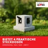 Grafner Gartensteckdose in Steinoptik mit 4 Steckdosen, Produktbild-Vorschau 3