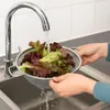 Durszlak ALPINA ze stali nierdzewnej, 20x25x8 cm Podgląd zdjęcia produktu 3