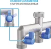 Bächlein Y-Verteiler 3-Wege Y-Verteiler mit 3 Absperrhähnen Produktbild-Vorschau 2