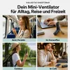 Mini Ventilator Akku 3 Windstufen, 10 Stunden Laufzeit, Produktbild-Vorschau 3