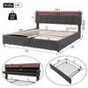 INONEFT hydraulisches Boxspringbett 160x200 cm, Doppelbett Produktbild-Vorschau 5