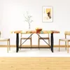 vidaXL Table de salle à manger en vieux bois massif 180 cm Voir les images du produit 9