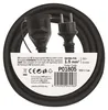 Verlängerungskabel 5 m / 1 Steckdose / schwarz / Gummi-Neopren / 250 V / 1,5 mm2 Produktbild-Vorschau