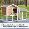 zooprinz Hasenstall Hofstadl mit Auslauf wetterfestes Produktbild-Vorschau 6