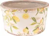 Clayre & Eef Blumentopf Ø 16x9 cm Gelb Keramik Zitrone Produktbild-Vorschau 1