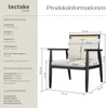 tectake® Loungesessel Manuela dick gepolstert, mit extra Produktbild-Vorschau 5