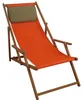 Strandstuhl terracotta Gartenstuhl Sonnenliege Deckchair Produktbild-Vorschau 8