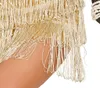 Gouden Charleston-jurk met franjes voor dames, maat S - L, Productafbeelding-voorbeeld 10