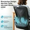 Bürostuhl ergonomisch mit Mesh-Rückenlehne, 90° klappbare Produktbild-Vorschau 5